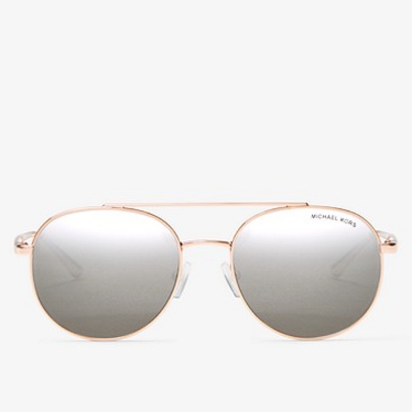 MICHAEL Michael Kors Accessories - Michael Kors Aviator Silver Rosegold Sunglasses